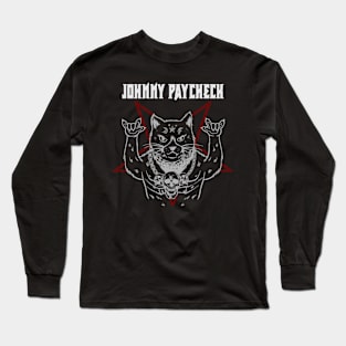 JOHNNY PAYCHECK CAT ROCK - MERCH VTG Long Sleeve T-Shirt